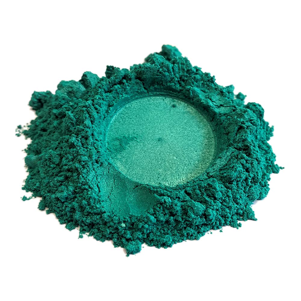 Polycraft ( Mb Fibreglass ) Light/Green Polycraft Pearlescent Mica Pigment Powder - 25G (Epoxy Polyester Polyurethane Silicone Compatible)