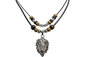 Lion Head Pendant Necklace: Unleash Your Inner Strength
