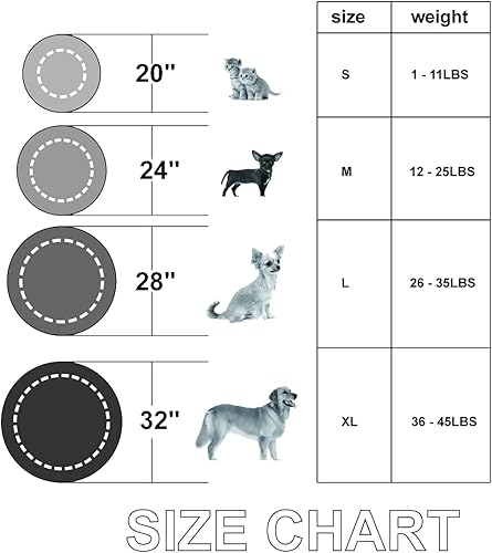 Miniatura 4 de Camas para mascotas, cojín redondo de dona para perro, cama de piel sintética suave y calmante, cama afelpada para gato suave y cómoda