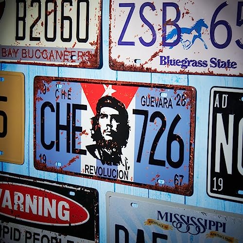 Image of Eazywagon CHE 726 Multipurpose Metal Signs - License Wall Plate, Decorative Car Tag - Ideal for Cafe, Restaurant, Shop, Home, Hotel, Club, Office, Living Area
