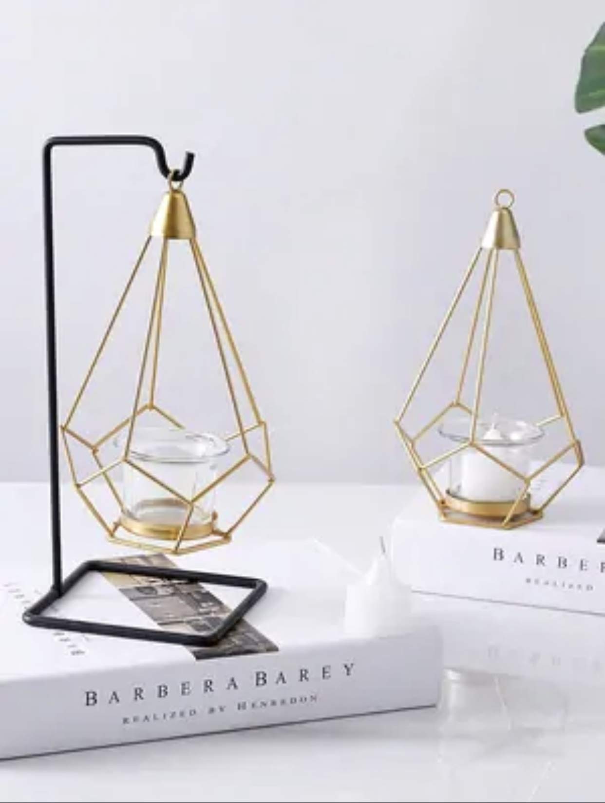 Pikify Steel Hanging Geometric Candle Holder ,Geometric-1Pc,Geometric-1Pc 3