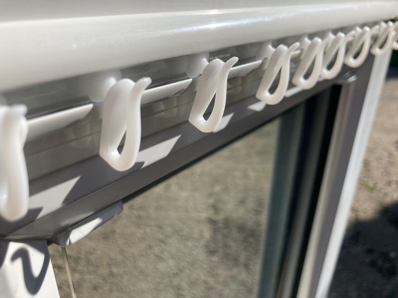 Motorhome Caravan Curtain Slim Thin Track Wall/Face Fix - Sizes 50cm to 100cm (70cm)