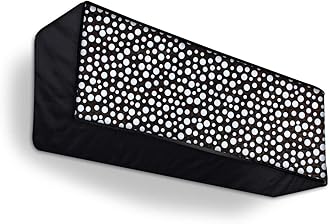 Split Ac Cover Indoor Unit For 2 Ton Capacity Ac, All Weather Polyester Cover / Attractive Digital Prints / Dustproof / Water Resistant Ac Cover (Black Dot)
