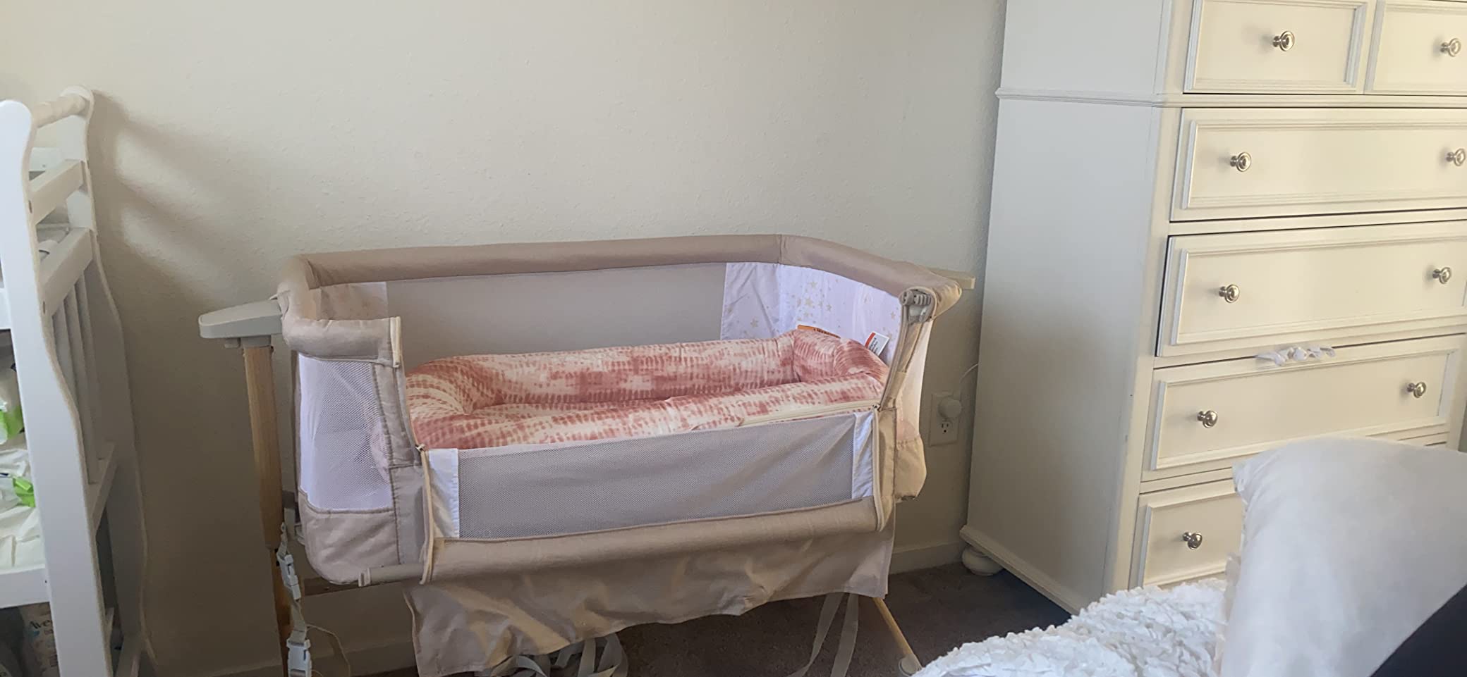 27/mo Finance Evolur Stellar and Bedside Sleeper, Beige