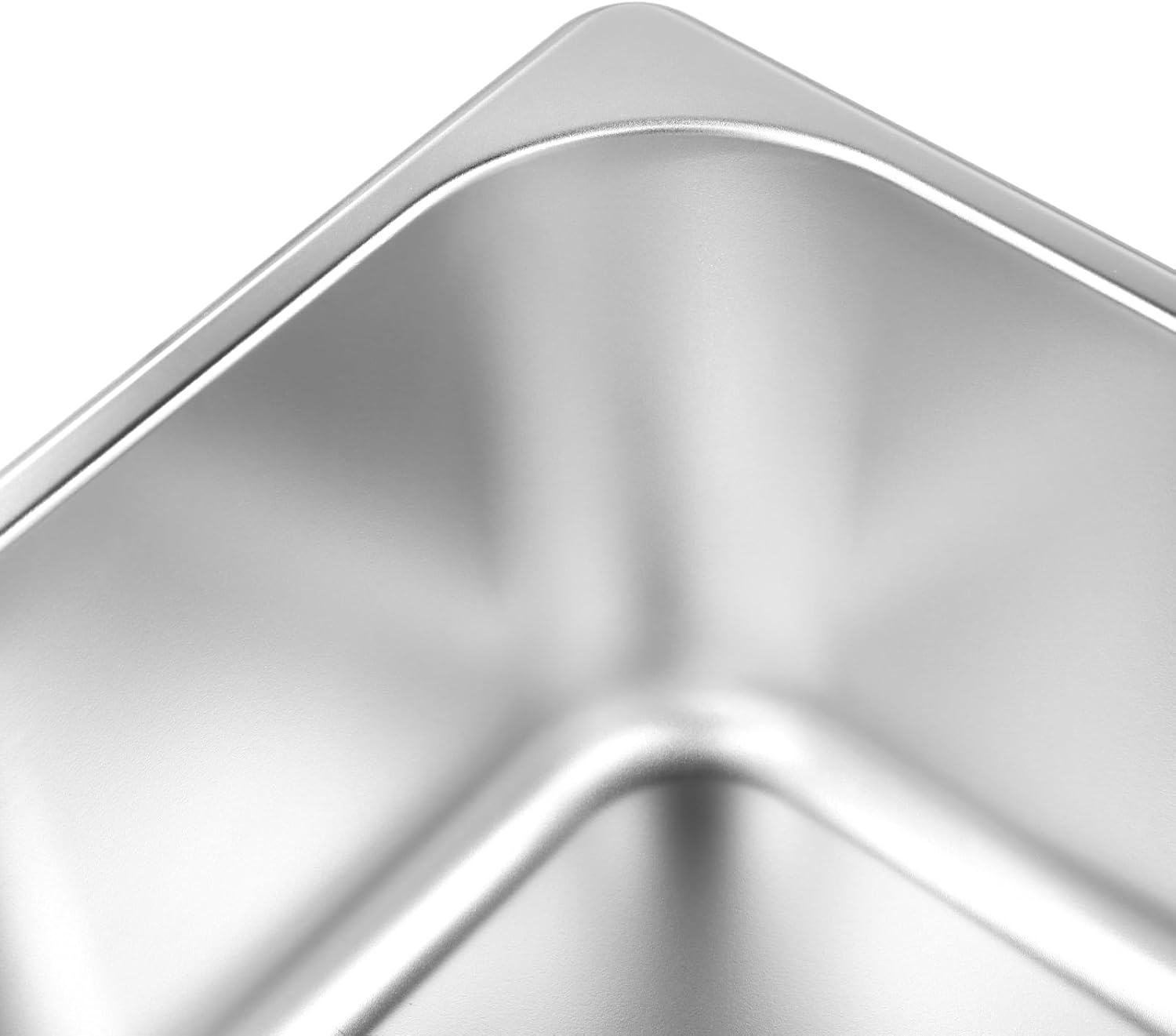 HOIGON 4 Pack 1/3 Size Steam Table Pans with Lids, 4 Inch Deep Stainless Steel Hotel Pan, Anti-Jam Steam Pan Half Size Hotel Pans for Buffet, Restaurants, Catering - Image 3