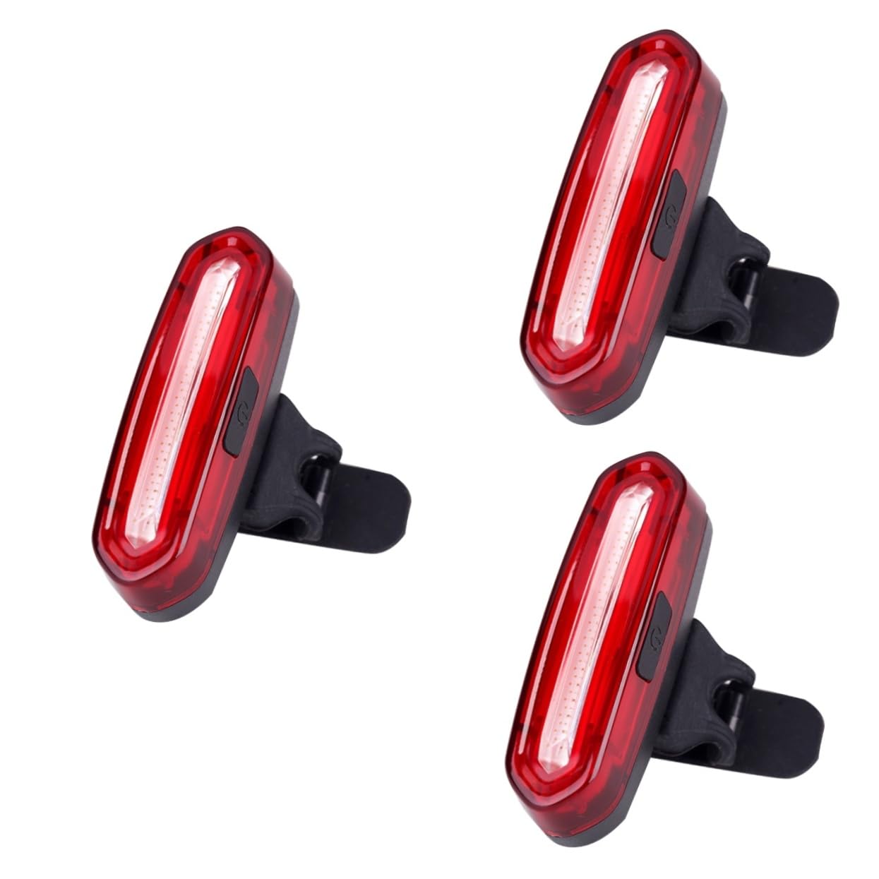 Toyvian Feux arrière vélo lumière feu arrière dirigé Lampe vélo étanche Rouge