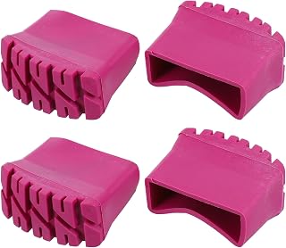 Baluue Ladder Feet Covers Ladder Leg Rubber Pads Non-Skid Folding Ladder Feet Pads for Telescoping Ladders 4pcs