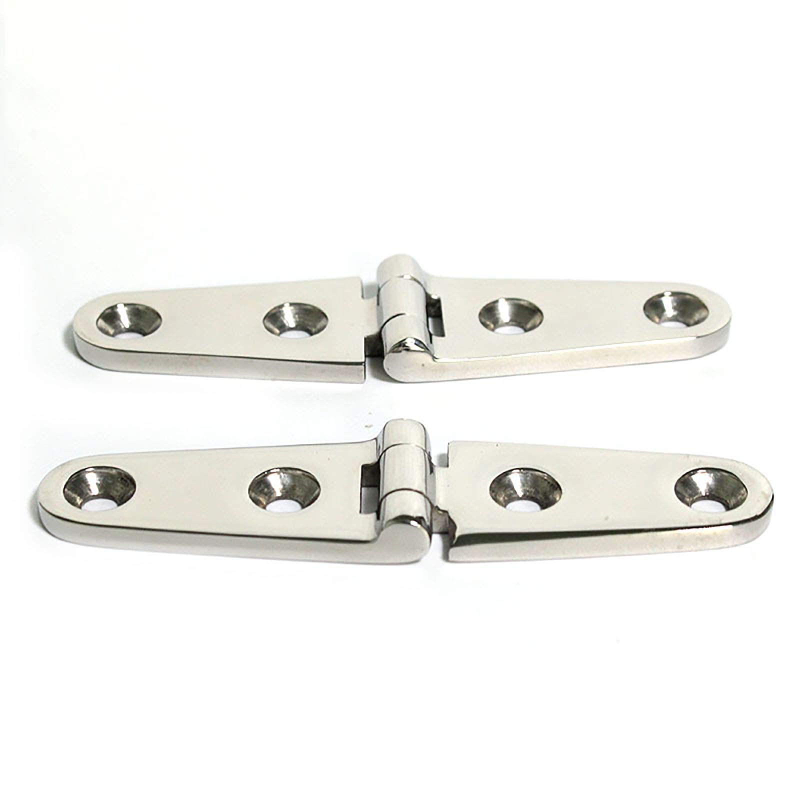 Hinges, Stainless Steel Hinge Flat Hinges Cabinet Glass Door Strong and Sturdy