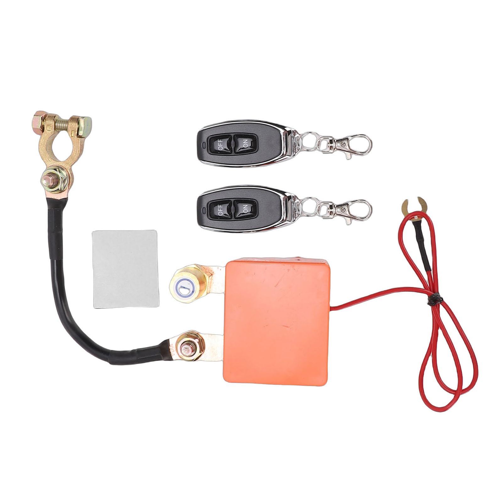 Fockety Interrupteur de Déconnexion de Batterie à Distance, 12 V 24 V 240 A, Télécommande pour Empêcher la Vidange de la Batterie, Interrupteur Antivol, de Coupure de