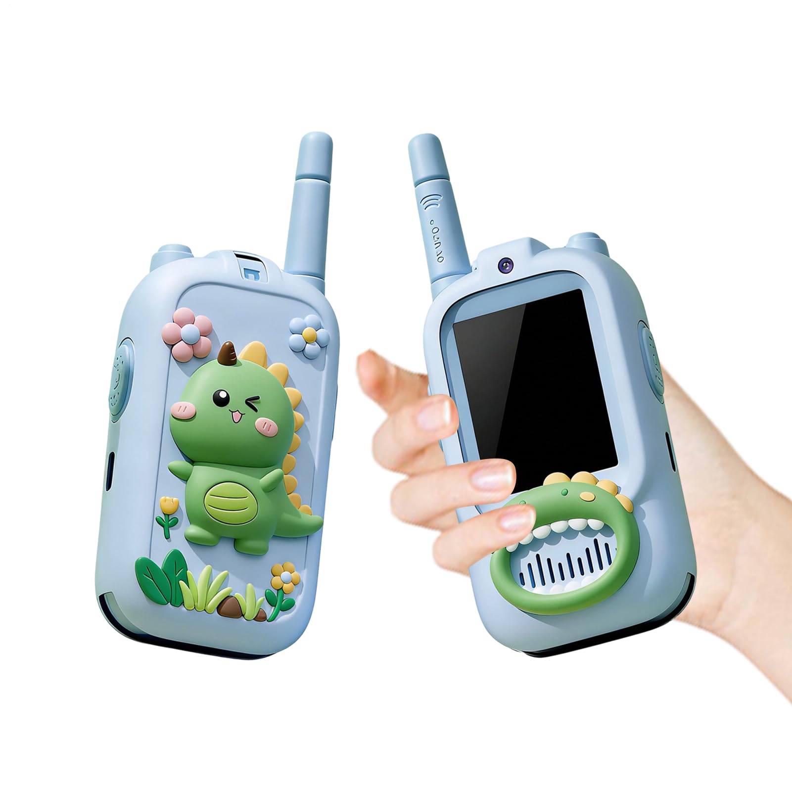 Walkie-Talkie Dla Dzieci 2 Sztuki Ładowalne z Kamerą HD na Prezent