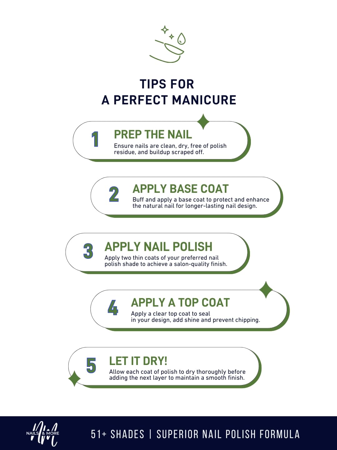 Nails & More 02 Base Coat Gel Shine Nail Polish - Argan Oil Infused, Long Lasting & Chip Resistant - Vegan & Non-Toxic Nail Care Paint for Women 3