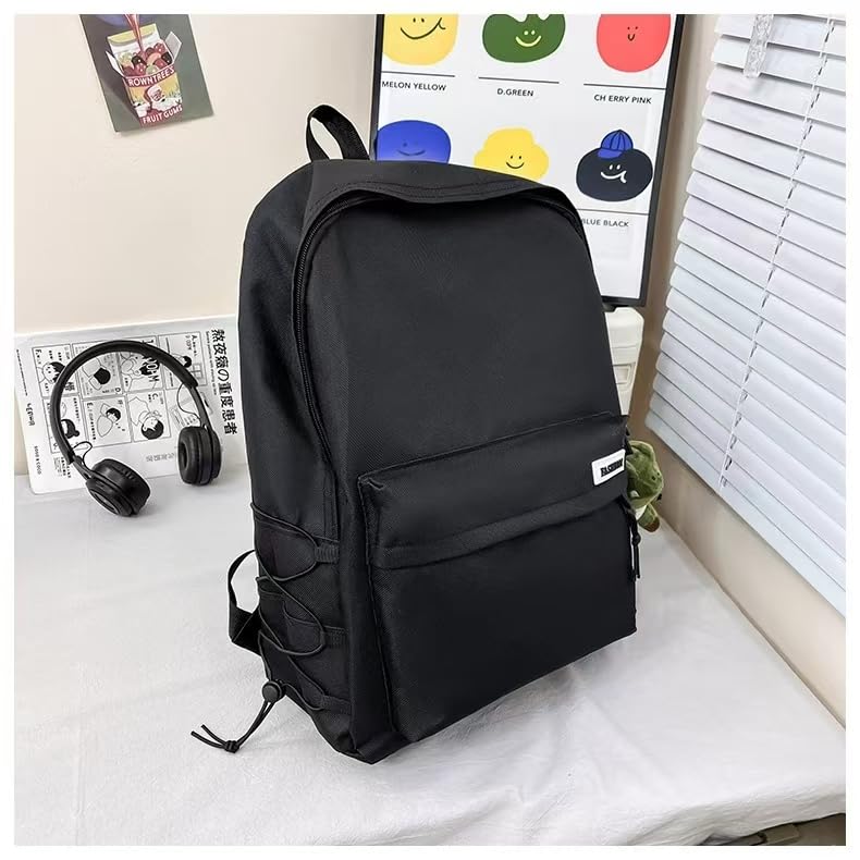 18 inches Mouse Design Backpack with Palm Pendant, 2 Piece Set (black)4