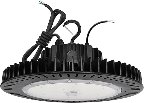 OPENLUX Luces LED UFO de 240 W, luces LED de alta bahía de 34800 lm de alta bahía (reemplazo de 1000 W MHHIDHPS) 5000 k IP65 0-10 V, luces de
