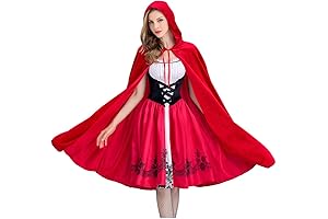 Beguiling Red Riding Hood Dress for Women: A Fairytale Fantasy Come True