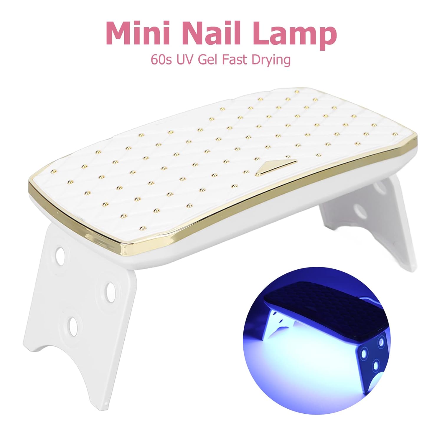 Nail Dryer, UV Lamp for Nails, LED Nail Lamp 36W Home Salon Foldable Portable Nail Gel Dryer Curing Lamp for Nail Artists