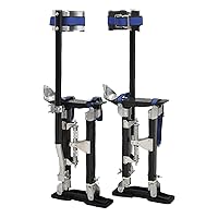 Vista 11 de Zancos para Paneles de Yeso de 24-40 Pulgadas de Altura Ajustable Elevadores Herramienta de Aluminio para Pintar Acabado Podar Ramas Limpiar