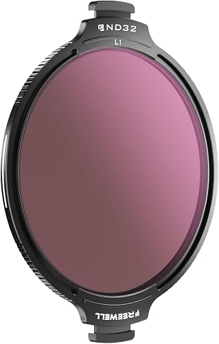 Freewell ND32 Filter only compatible with the real Locking L1 VND/CPL–5 Stops Neutral Density for Bright Light & Motion Blur Control