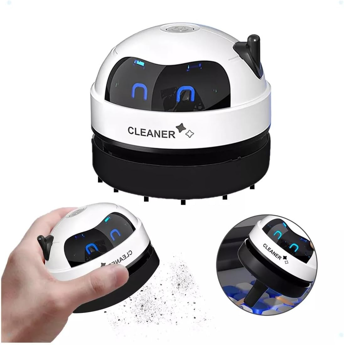 Mini Aspirador de Pó Mesa Papa Migalhas Recarregável USB Portátil - YODHE