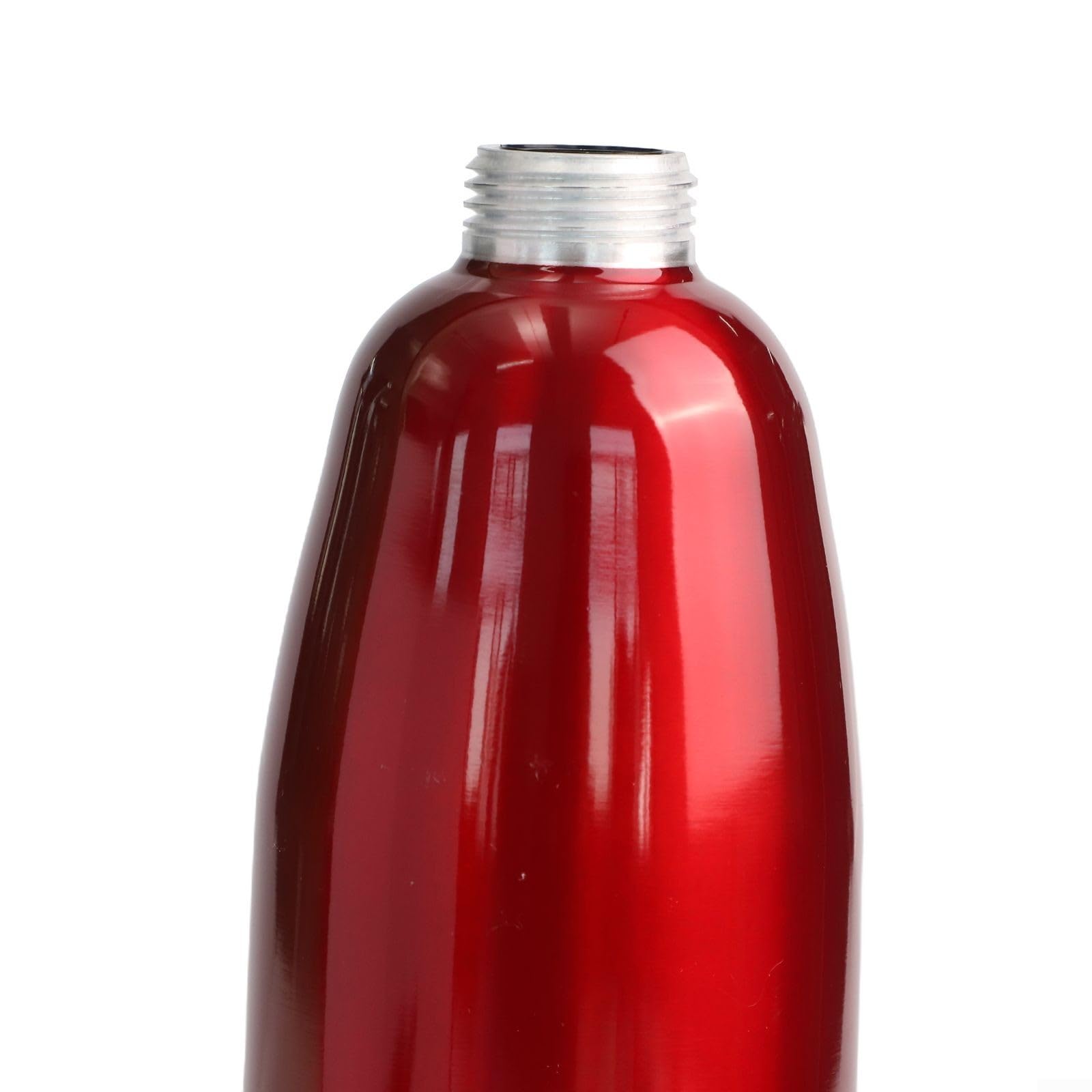 Macchina portatile per acqua gassata in alluminio, dispositivo per la casa e i viaggi, dispenser di acqua autonomo per la preparazione di bevande gassate (rosso)