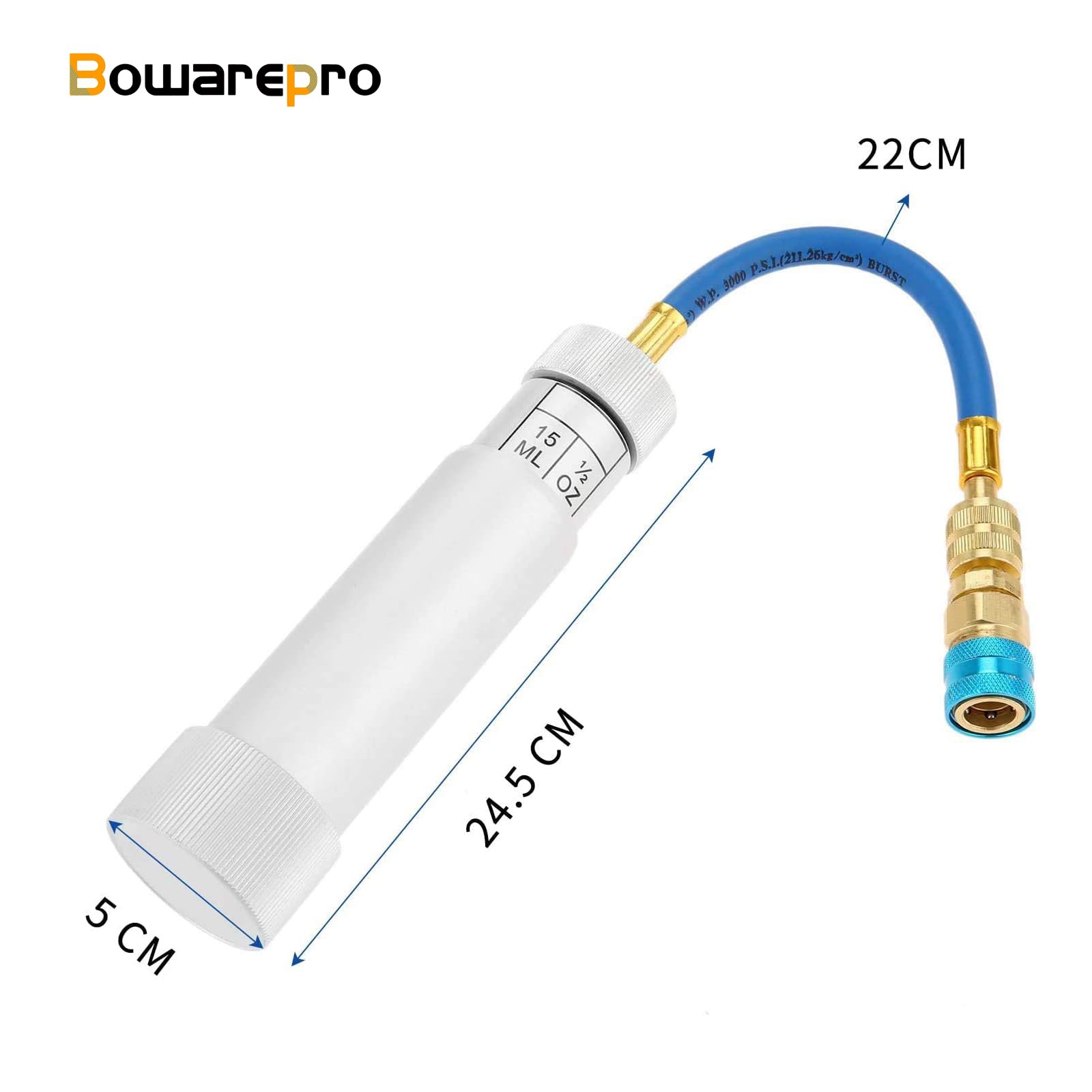 1234専用 Amazon | Bowarepro ACオイルインジェクターキット R134A/R1234Y