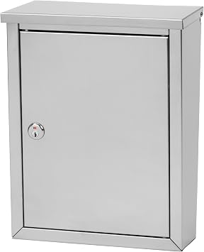 Architectural Mailboxes Regent Locking Wall Mount Steel Mailbox, Small
