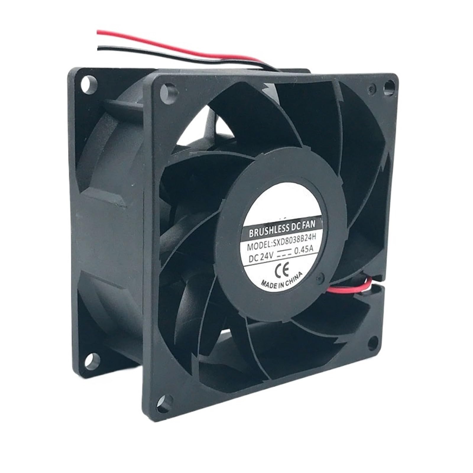 TSCFHGQI Fan 8038 DC 24v 80mm Cooling Fan 0.45A,80X80X38mm