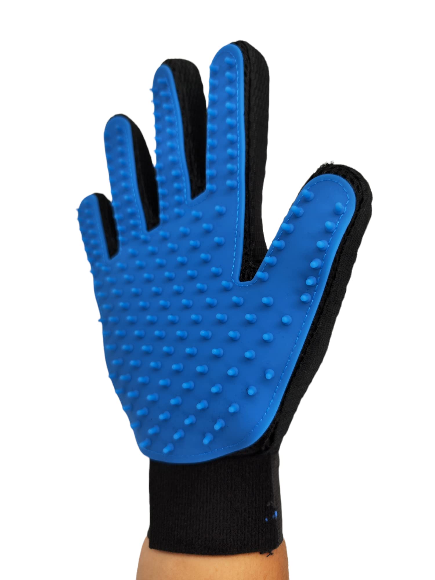 HMH-Shop Haustier Hundedusche 5tlg. Bade-Kit Bade-Set Waschanlage Hund Haustierdusche Fellhandschuh Brausehandschuh Duschkopf Handtuch Katze Haustierpflege 1/2 + 3/4 Zoll Schlauchanschluss