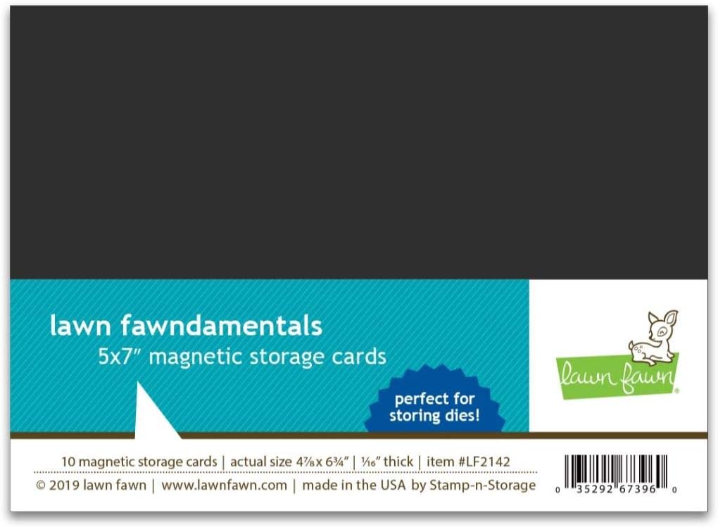 Lawn Fawn Magnetic Storage Cards 5"X7" 10/Pkg