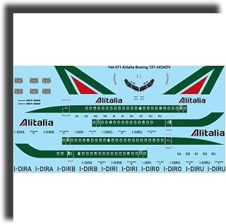 26decals 144-271 1/144 ALITALIA 727-200 Laser Decal for Aircraft