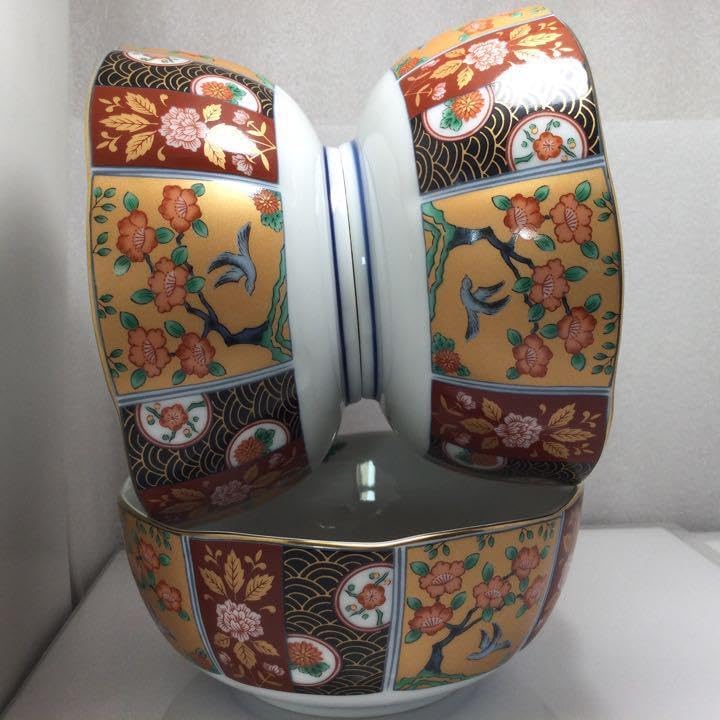 継続出品 江戸時代 有田焼 献上 古伊万里 色絵 団鳳凰雲龍文 木瓜型小鉢 コーデュロイ】 元禄期 古伊万里 献上手 色絵 団鳳凰雲龍文 木瓜型小鉢 🎔