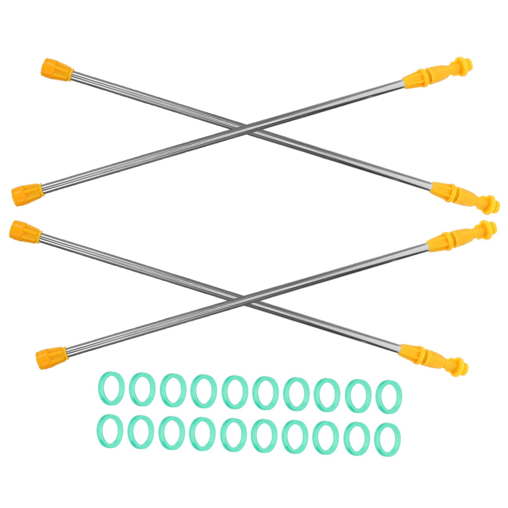 BESPORTBLE 5ensembles Tige De Pulvérisation Acier Inoxydable Rallonge Pour Pulvérisateur Agricole Accessoire De Jardinage Long Et Durable Compatible Plupart Des Pulvérisateurs Électriques