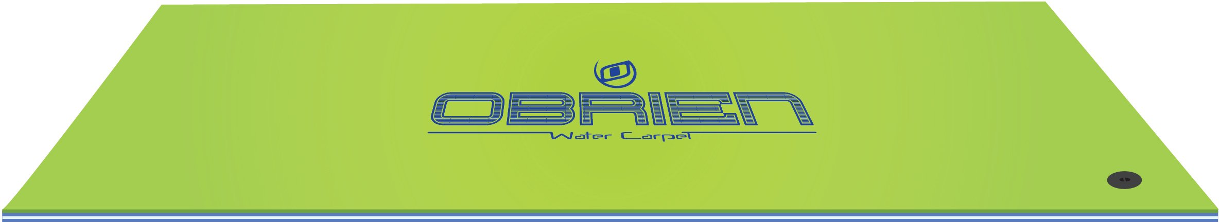 O'Brien Water Carpet with Grommet Kit, 18 x 6', Green