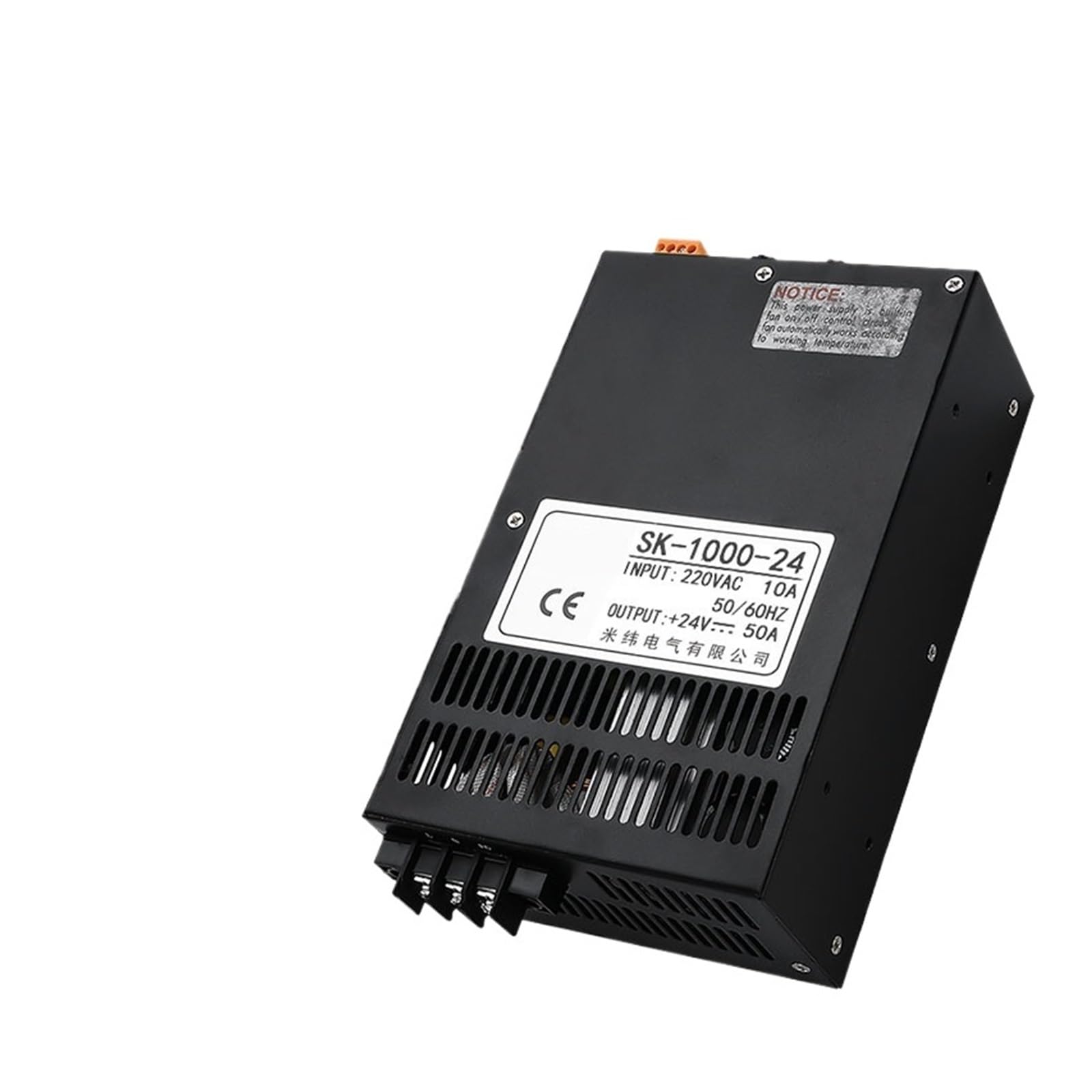 Alimentation à découpage 1000W évitez les chutes de tension avec la sortie 0-24V
