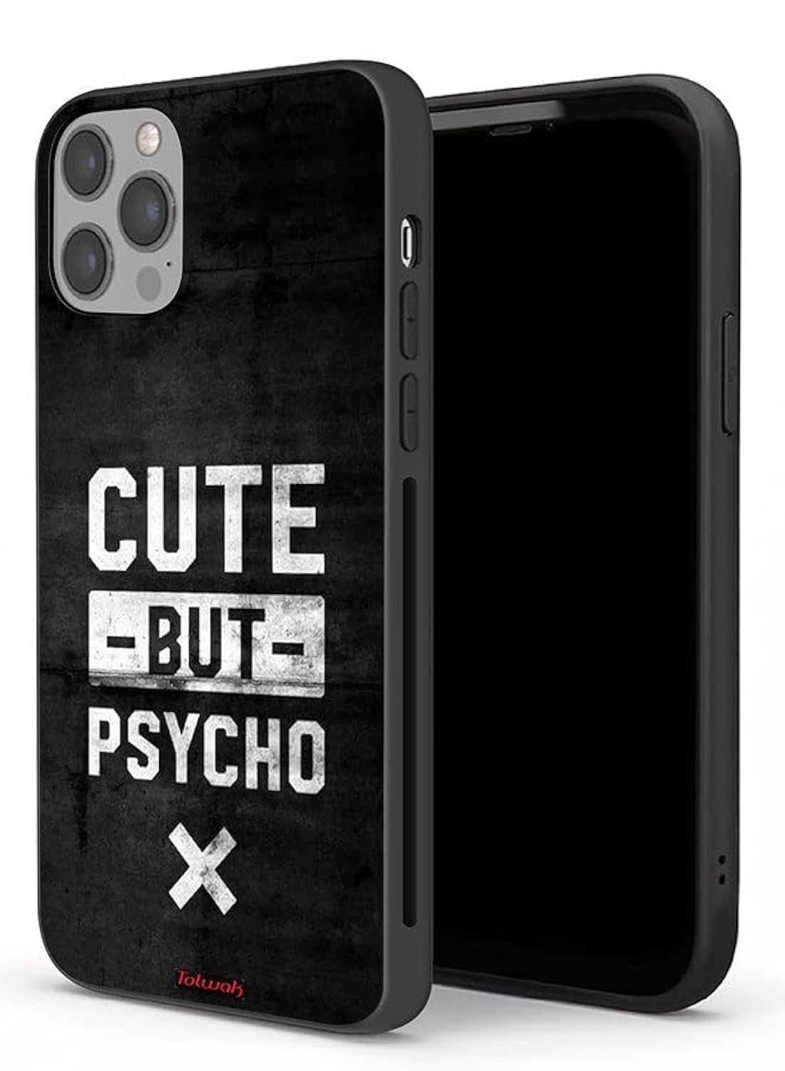 Tolwak Apple Iphone 12 Pro Max Protective Case Cute But Psycho Multicolor 70230746935