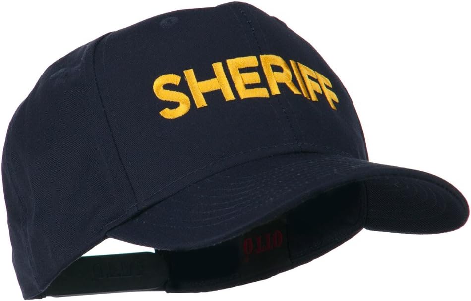 e4Hats.com Sheriff Letter Embroidered High Profile Cap
