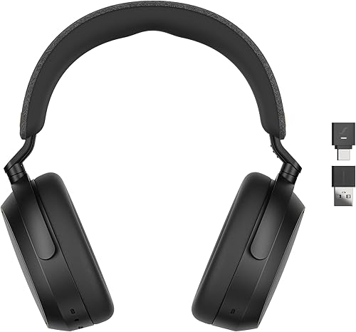 Miniatura 7 de Sennheiser Momentum 4 - Auriculares inalámbricos Bluetooth para llamadas cristalinas con cancelación de ruido adaptable, duración de la batería de