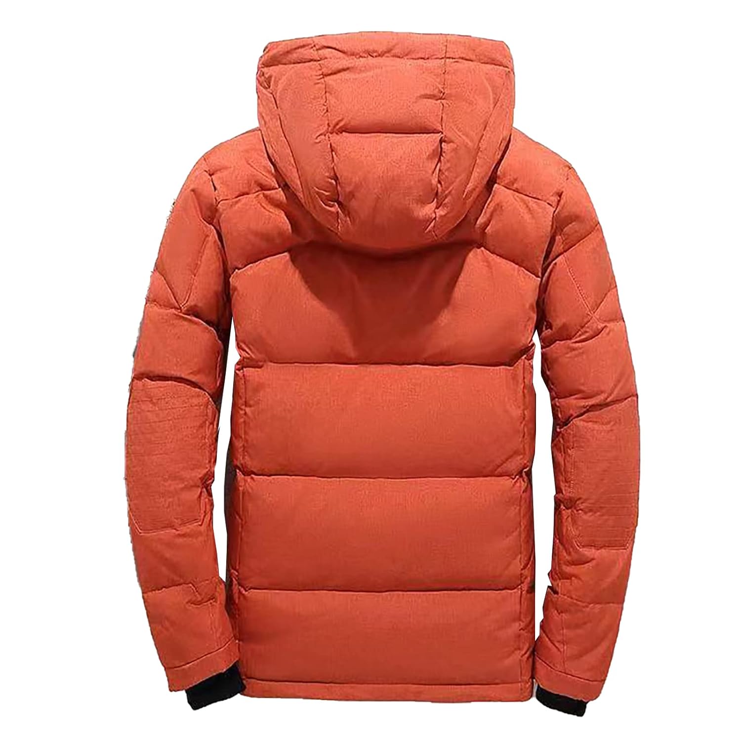 Casaco masculino de inverno, jaqueta acolchoada espessa e quente com capuz, jaqueta acolchoada leve para uso ao ar livre - Imagem 6