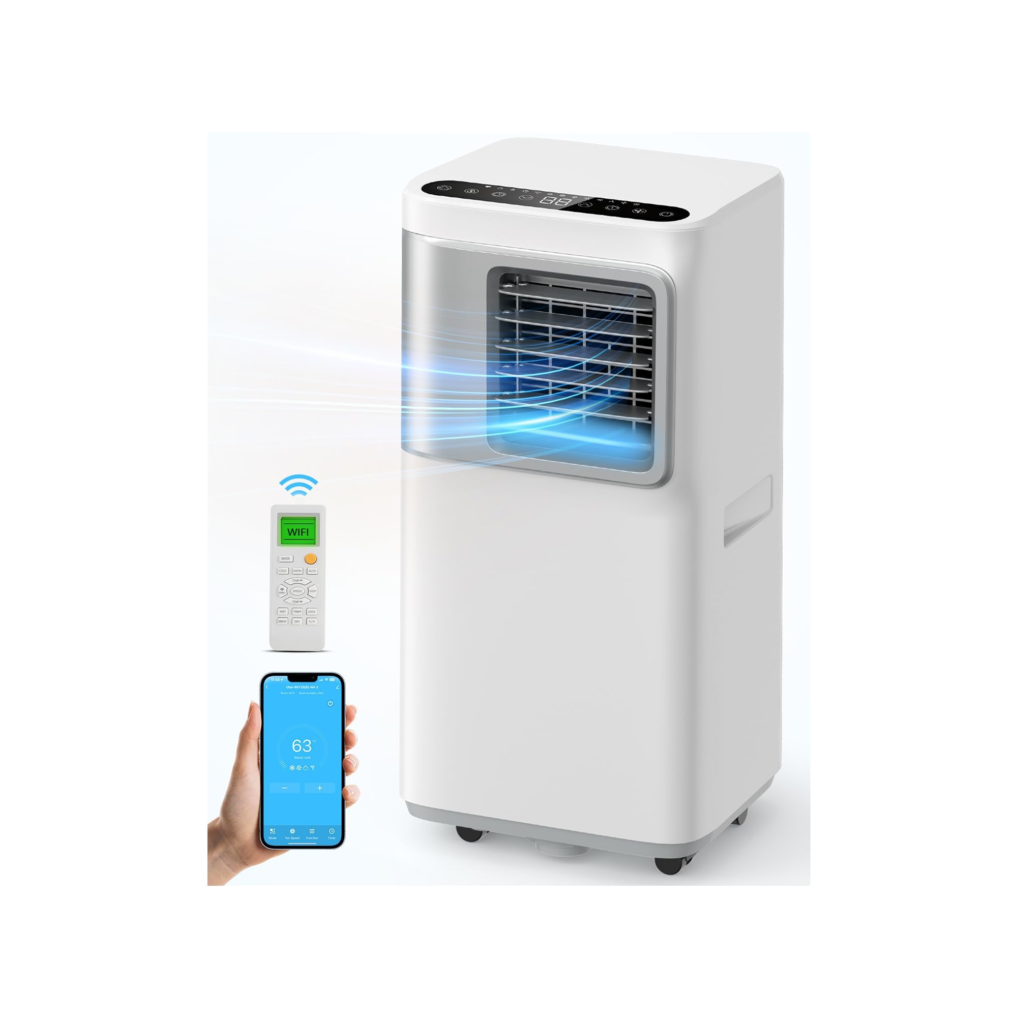 YLEOOB 16000 BTU Smart Portable AC