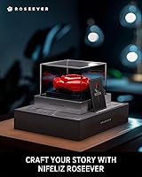 Vista 2 de Nifeliz ROSEEVER Artificial Flowers Building Sets, Unique Mother's Day Décor, Ideal for Birthday, Anniversary or Mother's Day, Creative Rose