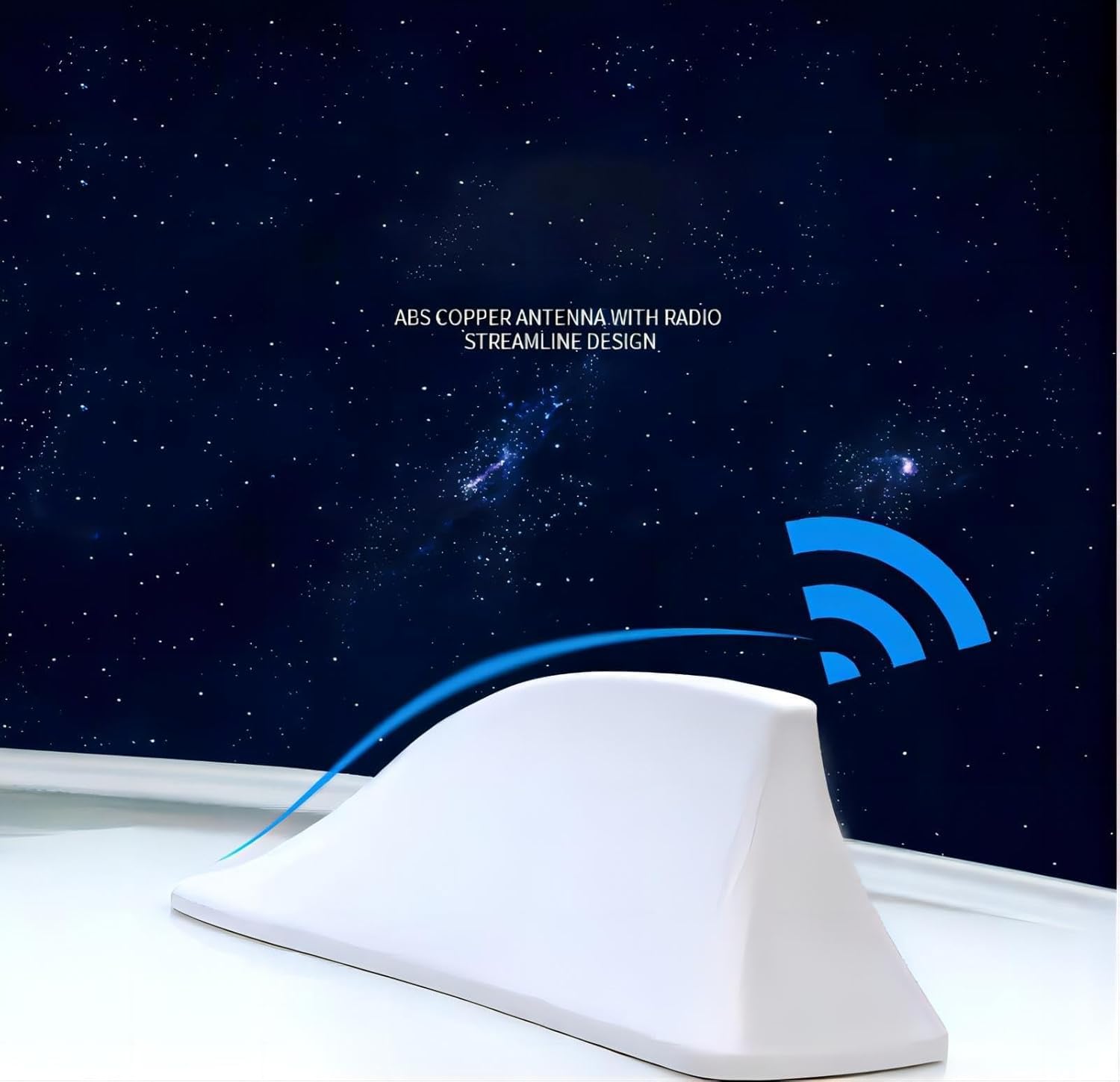 para Dacia Sandero StepWay 2020-2024+, Cubierta de Antena Tipo Aleta de tiburón montada en el Techo, Accesorios para Mejorar la recepción de Radio Am/FM
