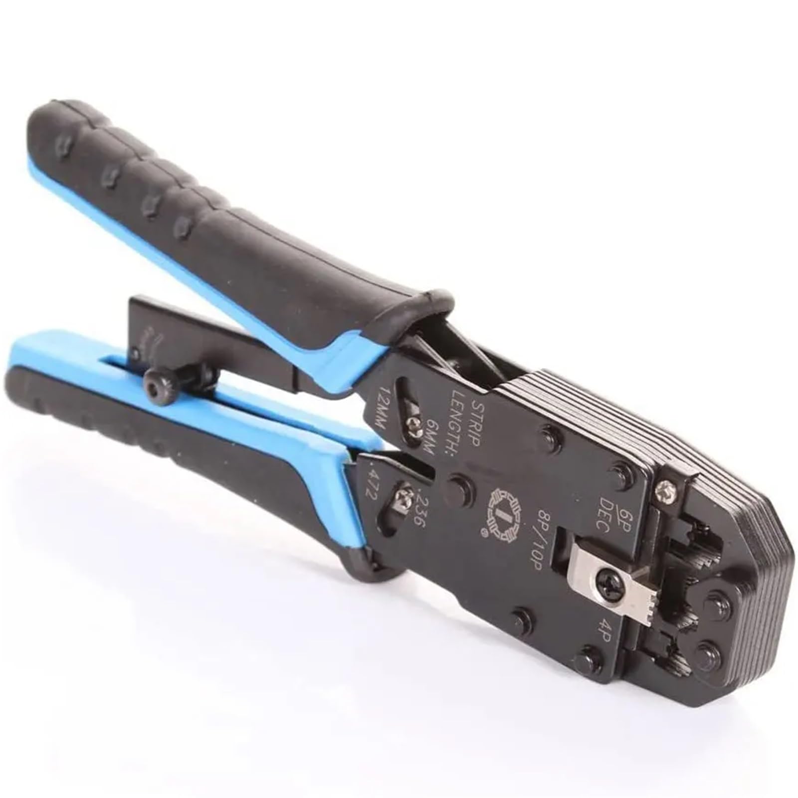 Pinza crimpatrice for cavi di rete LAN RJ11 / RJ12 / RJ45 / RJ50 8P 10P 6P 4C