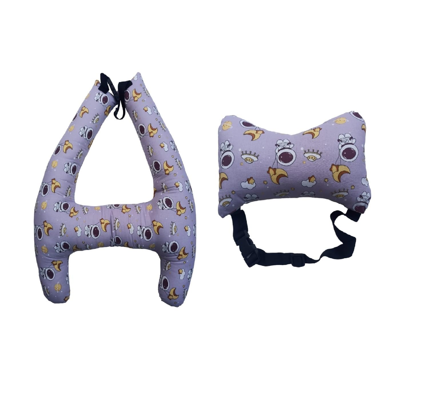 THE MODERN TREND®--Kids Head and Neck Supporter for car seat Sleeping Baby Pillow H-Shape multilots (H-1)