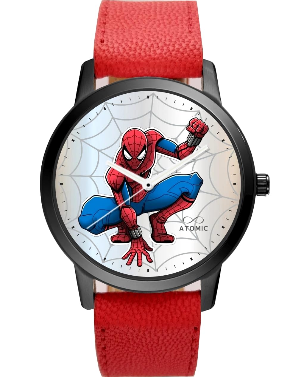 Atomic Spiderman (Red) (Kids Series) Analog Watch - for Boys & Girls | with Trending Red Strap & Design (B0CCNB3WQL) Amazon Price History, Amazon Price Tracker