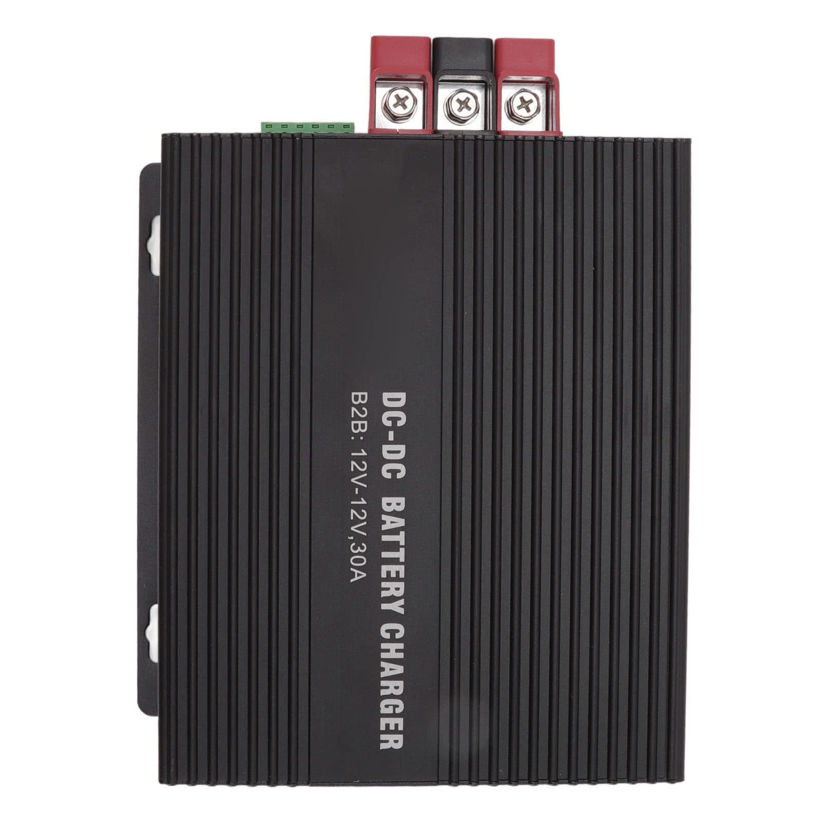 FTVOGUE Cargador de Batería de CC a CC, Controlador Solar de Aleación de Aluminio con Conexión de Aplicación Móvil 12V 30A Ideal para Automóviles y Vehículos Recreativos (B2B1230)