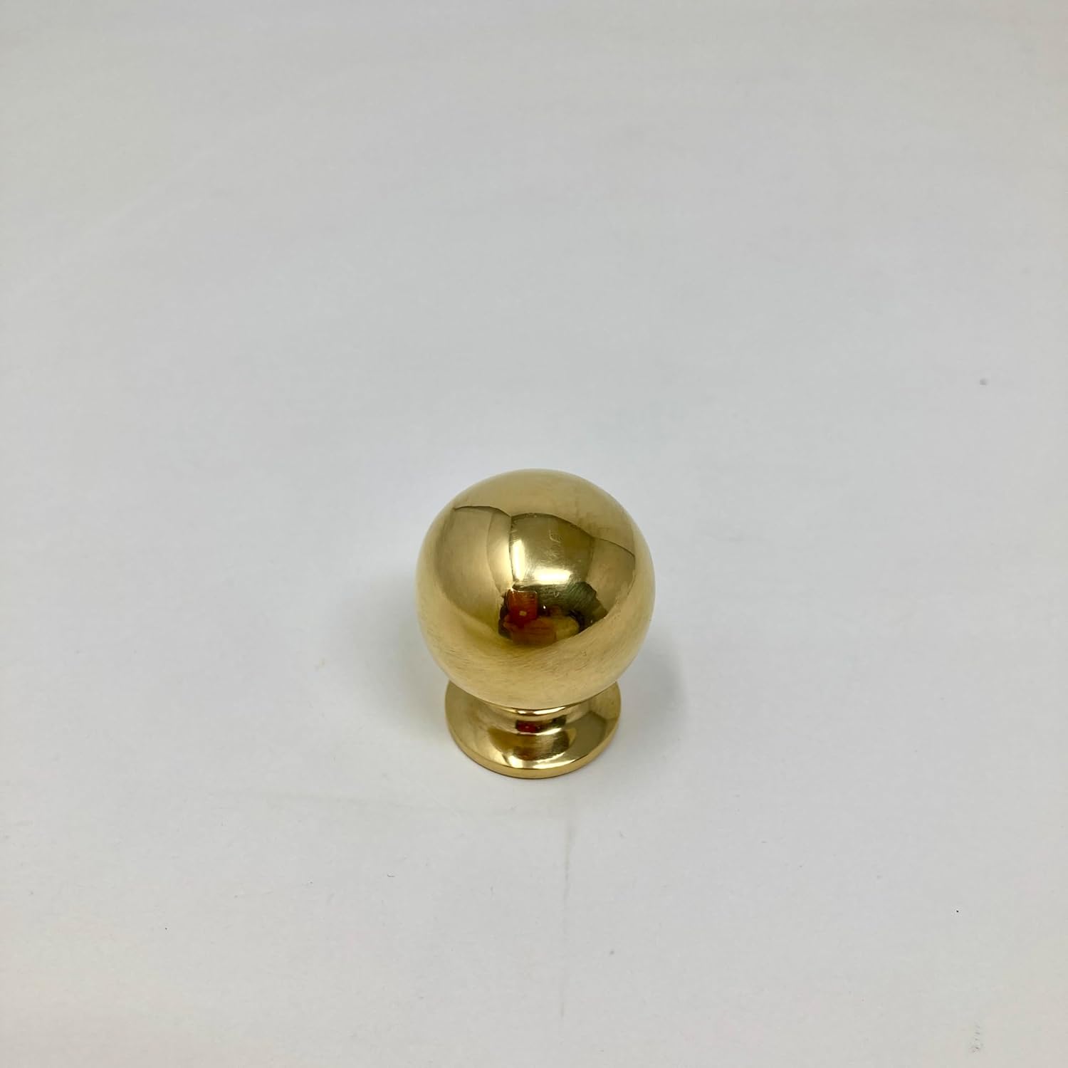 Polished Brass UNLACQUERED Cabinet Knobs and Handles (Bubble Knob)