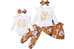 Adorable Sisterly Matching Outfits