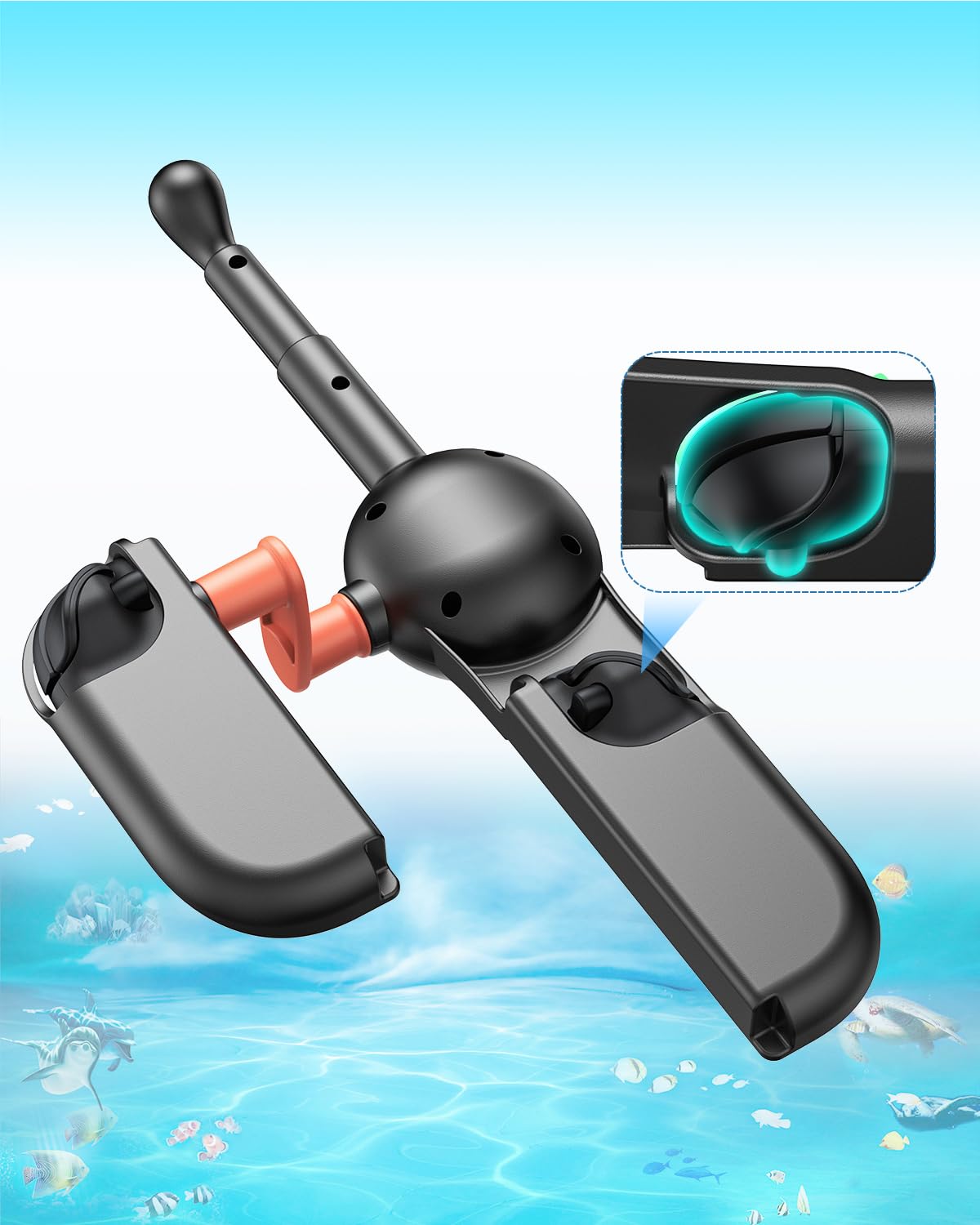 Canne à pêche pour Nintendo Switch 2, accessoires de jeu de pêche pour Switch 2/Switch 1/OLED/Joy Con Bass Pro Shops-the Strike Championship et Legendary Fishing-Standard