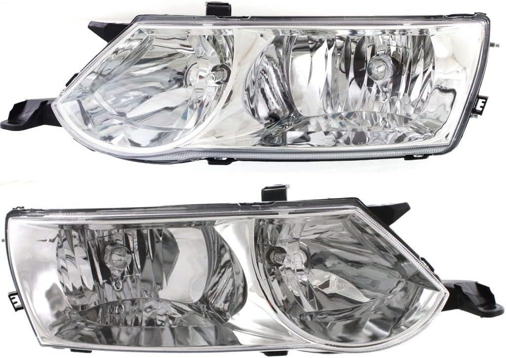 For Toyota Solara 2002 2003 Headlight Assembly Pair Driver and Passenger Side w/Bulbs For TO2502145 TO2503145