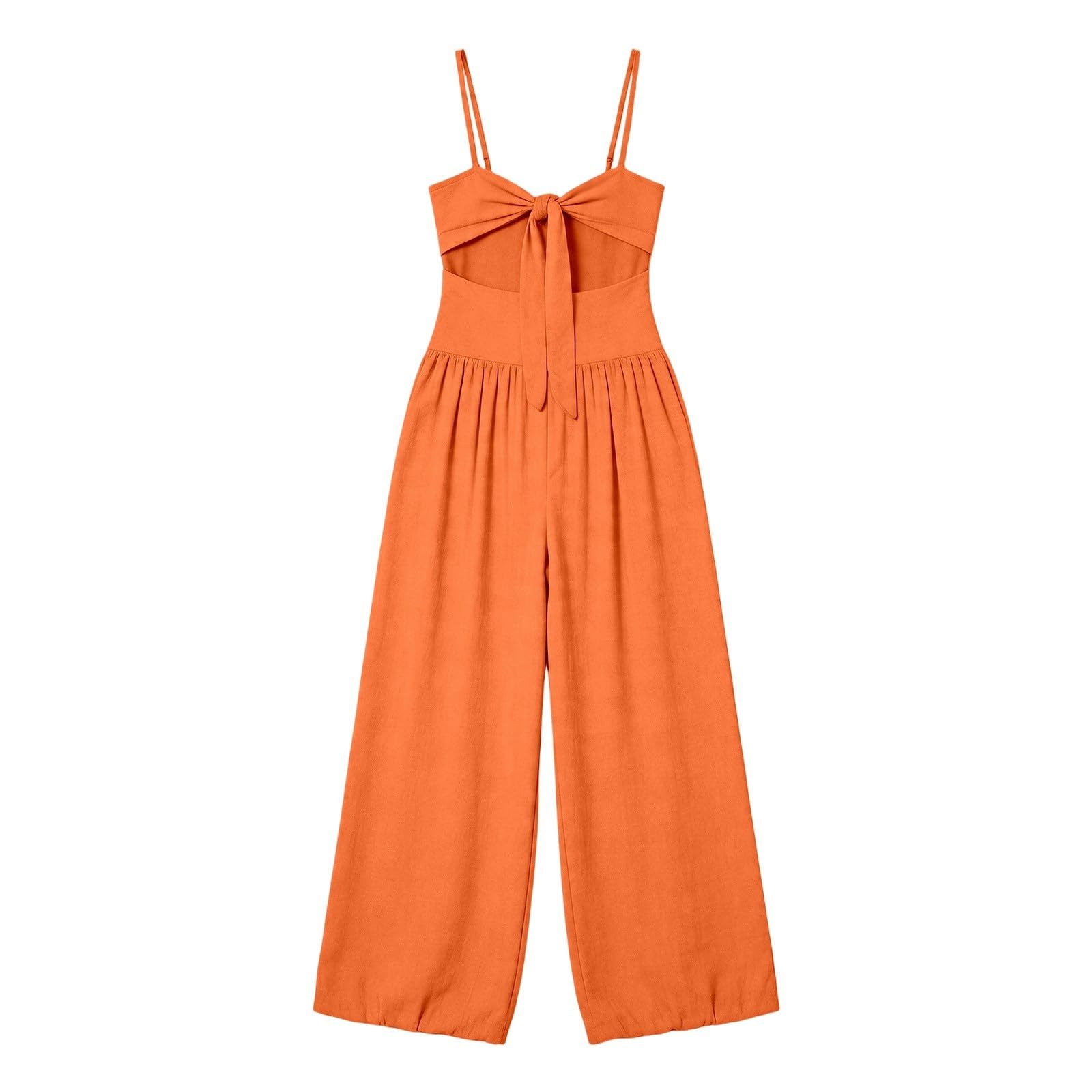 Mono Ancho sin Mangas y con Aberturas, Elegante y versátil, para Mujer, utilizable como Ropa de Dormir o de Calle en Verano, Tejido Transpirable, caída fluida, diseño desenfadado