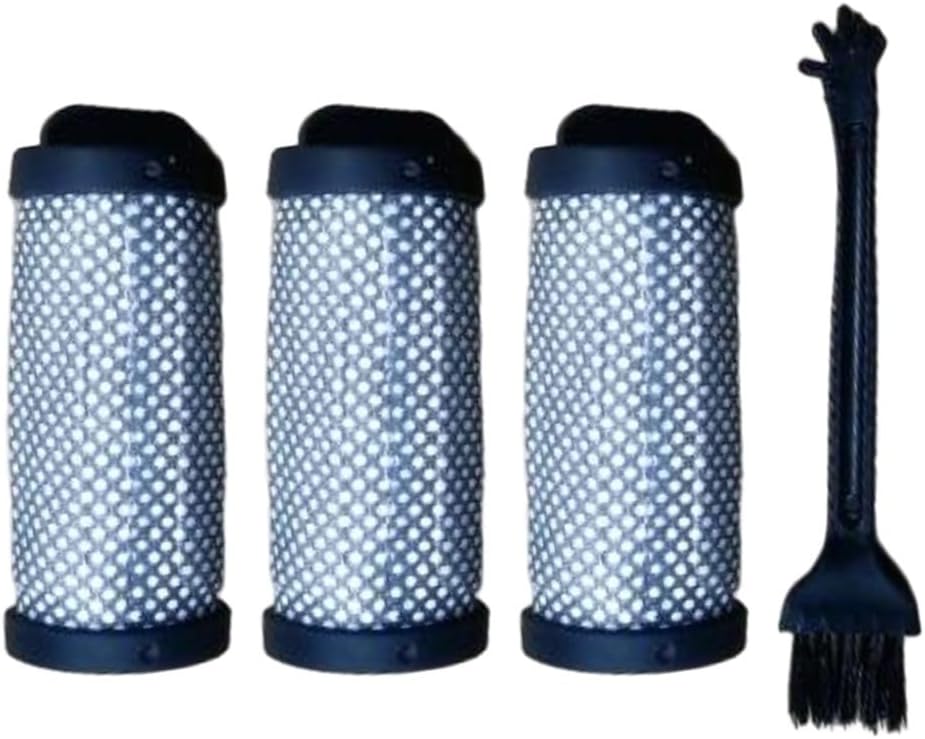 3Pcs HEPA Filter Replacement for JIGOO T600 Bed Mattress Vacuum Cleaner, High Filtration Efficience, Washable and Reusable